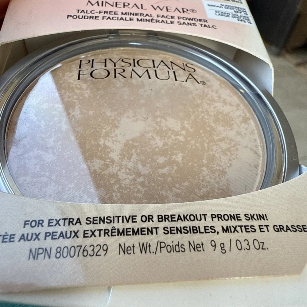 Physicians Formula ~‎ Mineral Wear Face Powder~ Buff Beige~ Spf 16 ~NIB